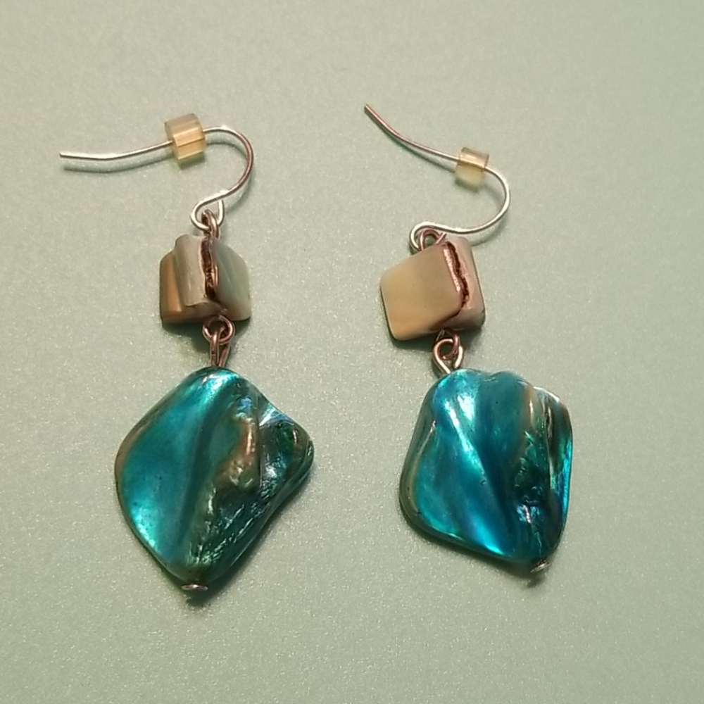 Blue earrings